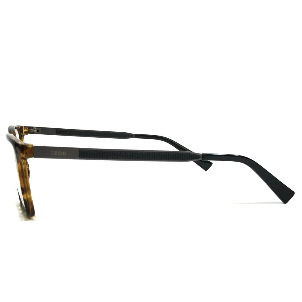 IZOD Eyeglasses Frames IZ2126 Tortoise Black Gray Rectangle Full Rim 54-17-145